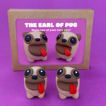 Load image into Gallery viewer, Make Your Own Earl of Pug! Each kit makes two little Pugs.