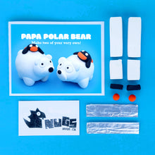 Load image into Gallery viewer, Make Your Own Papa Polar Bear Kit! Each kit makes two Polar Bears