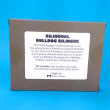 Load image into Gallery viewer, Make Your Own Bilingual Bulldog! Each kit makes two little Bulldogs.