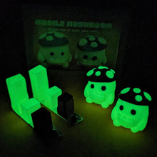 Load image into Gallery viewer, Make Your Own Glowing Mobile Mushroom Kit! Each kit makes two Glowing Mobile Mushrooms