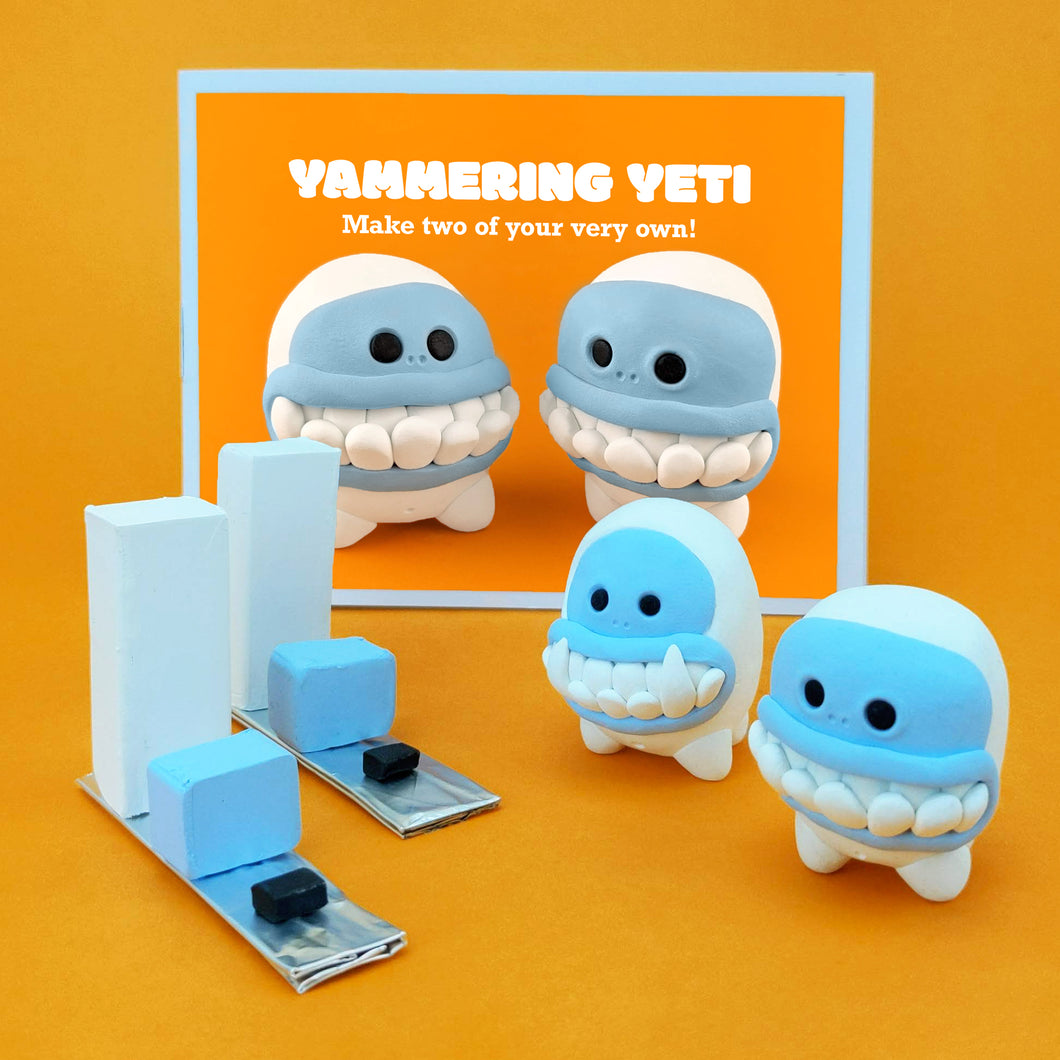Make Your Own Yeti Kit! Each kit makes 2 Yetis