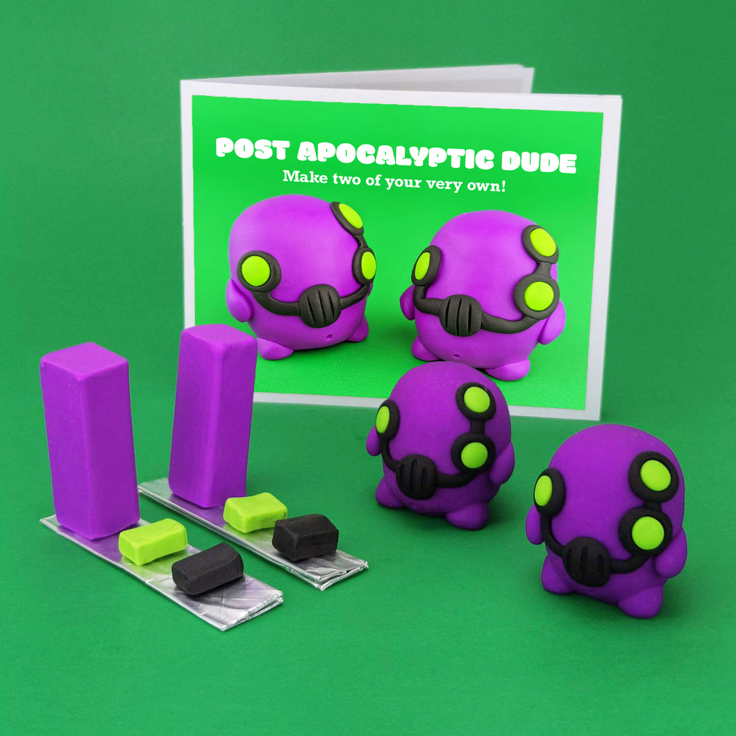 Make Your Own Post-Apocalyptic Dudes Kit! Each kit makes 2 Post Apocalyptic Dudes