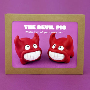 Make Your Own Devil Pigs Kit! Each kit makes 2 Devil Pigs