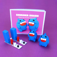 Load image into Gallery viewer, Make Your Own Shimmer Shark Kit! Each kit makes 2 Shimmer Sharks