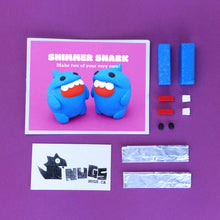 Load image into Gallery viewer, Make Your Own Shimmer Shark Kit! Each kit makes 2 Shimmer Sharks
