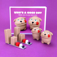 Load image into Gallery viewer, Make Your Own Who's a Good Boy Kit! Each kit makes two little doggies.