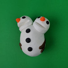 Load image into Gallery viewer, Double Headed Snowman Magnet
