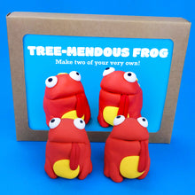Load image into Gallery viewer, Make Your Own Tree-mendous Frog Kit! Each kit makes two little froggies.
