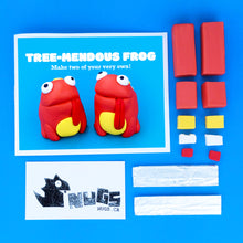 Load image into Gallery viewer, Make Your Own Tree-mendous Frog Kit! Each kit makes two little froggies.
