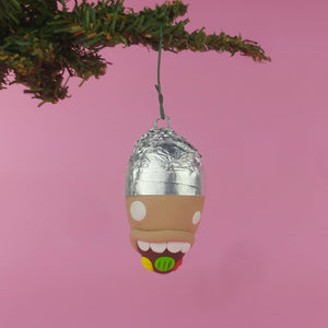 Barfing Burrito Ornament