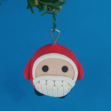 Load image into Gallery viewer, Santa Ball Ornament
