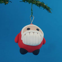 Load image into Gallery viewer, Santa Ball Ornament
