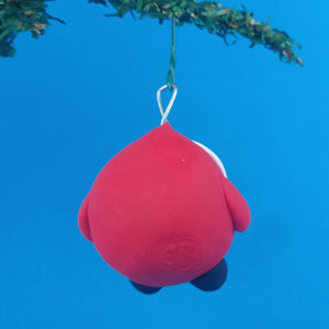 Santa Ball Ornament
