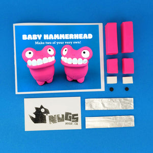 Make Your Own Baby Hammerheads Kit! Each kit makes 2 Baby Hammerheads