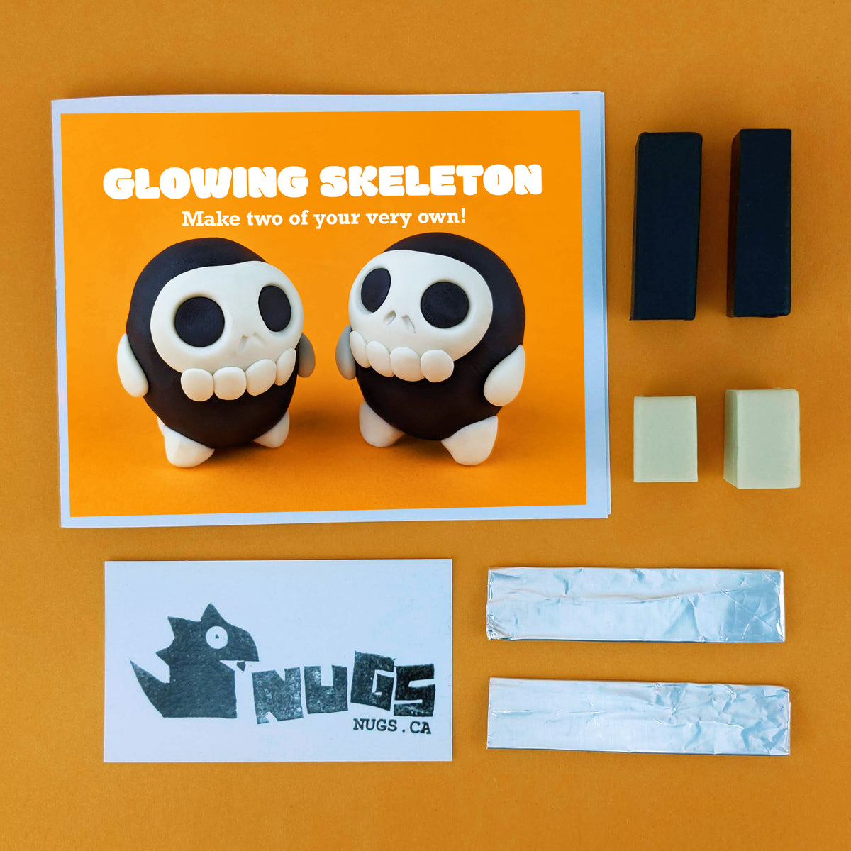 Make Your Own Glowing Skeletons Kit! Each kit makes 2 Glowing Skeleton ...