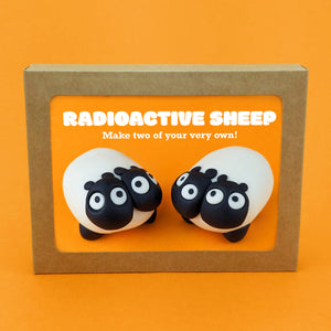 Make Your Own Radioactive Sheep kit! Each kit makes two 2-headed Sheep