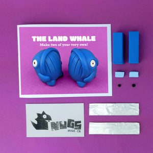 Make Your Own Land Whales kit! Each kit makes 2 Land Whales