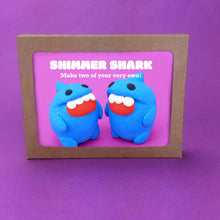 Load image into Gallery viewer, Make Your Own Shimmer Shark Kit! Each kit makes 2 Shimmer Sharks
