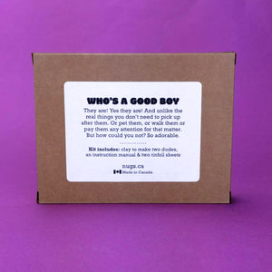 Make Your Own Who's a Good Boy Kit! Each kit makes two little doggies.