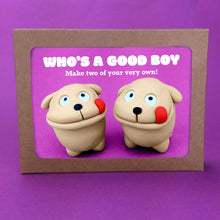 Load image into Gallery viewer, Make Your Own Who&#39;s a Good Boy Kit! Each kit makes two little doggies.
