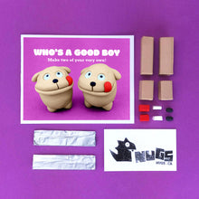 Load image into Gallery viewer, Make Your Own Who&#39;s a Good Boy Kit! Each kit makes two little doggies.
