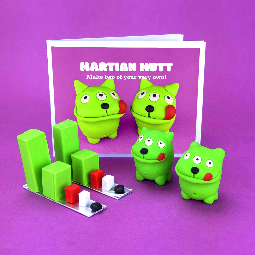 Make Your Own Martian Mutt Kit! Each kit makes two Martian Mutts